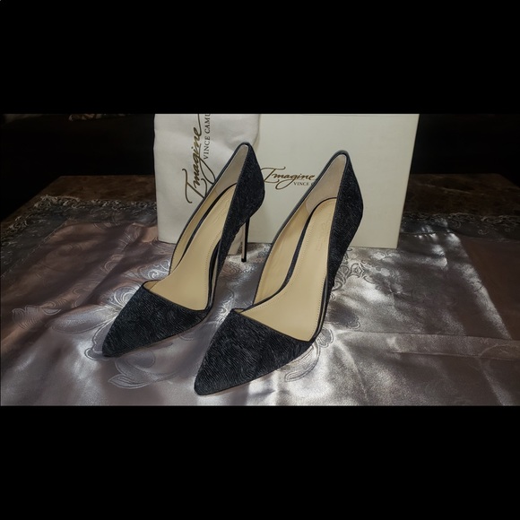 Vince Camuto Pleated Satin Pumps - Picture 2 of 7